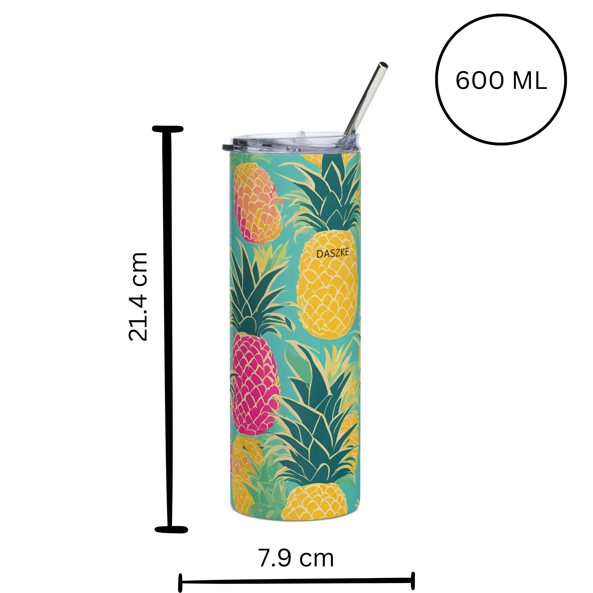 Pineapple Stainless steel tumbler