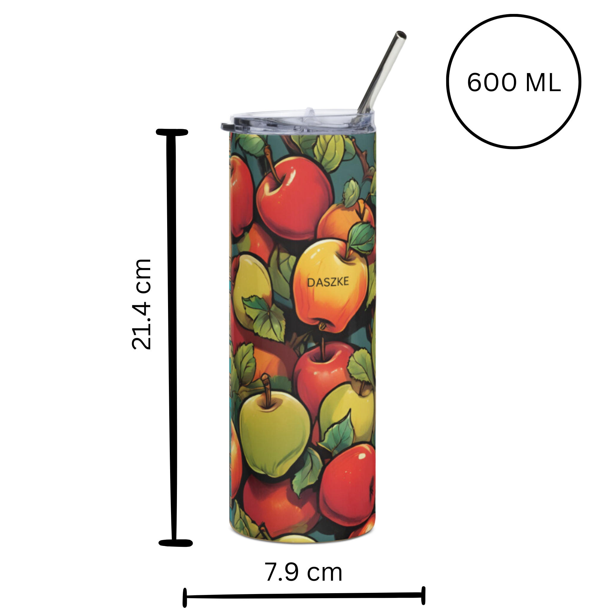 Apple Stainless steel tumbler