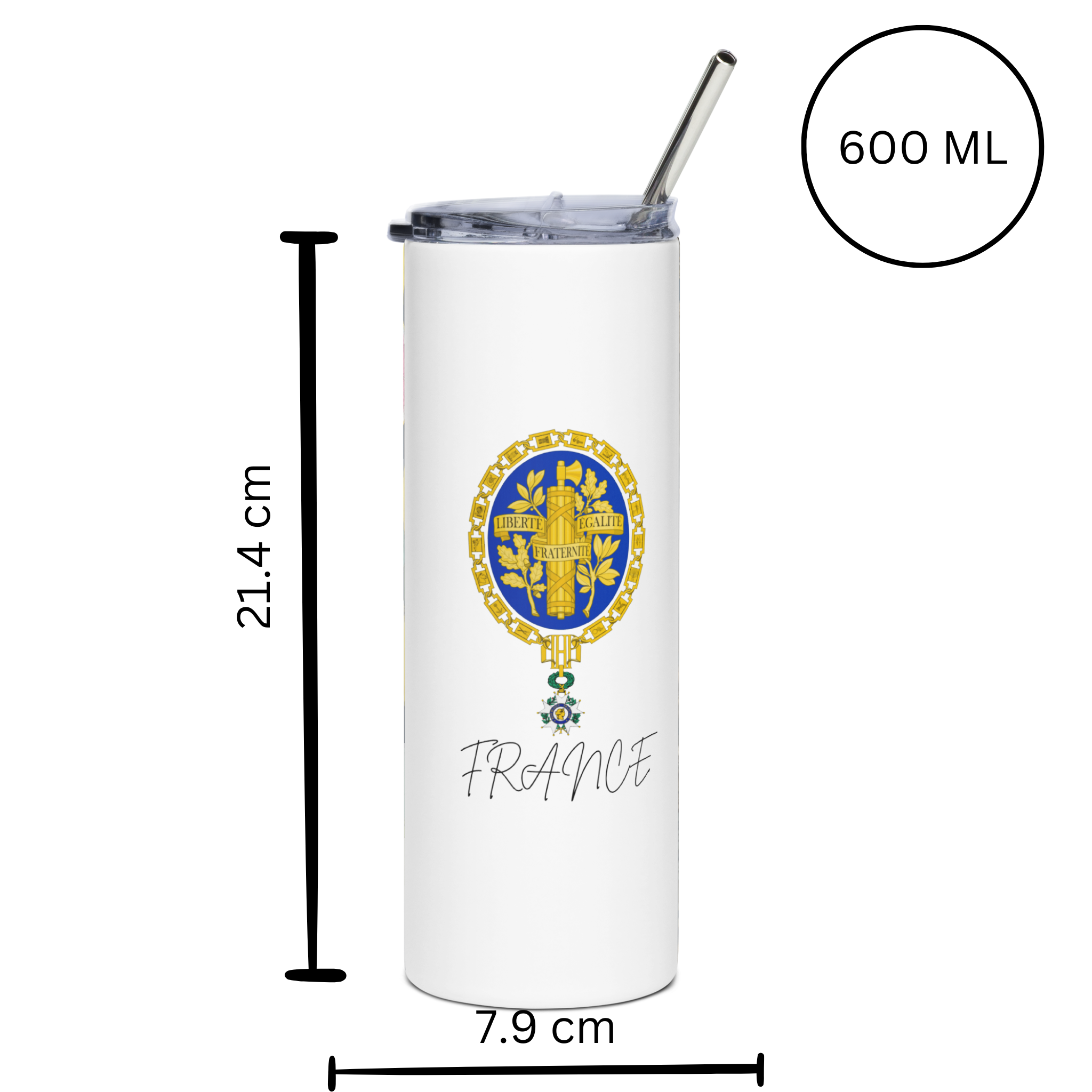 France Stainless steel tumbler