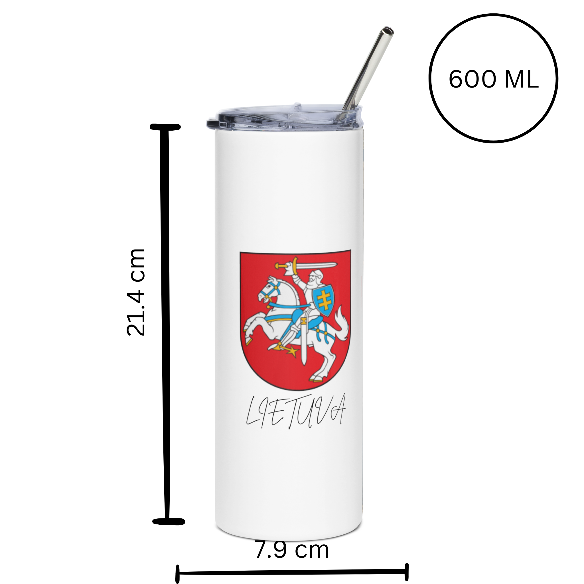 Lietuva Vytis Stainless steel tumbler