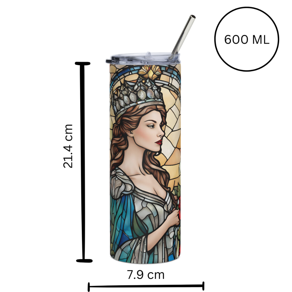 Glass Queen Stainless steel tumbler