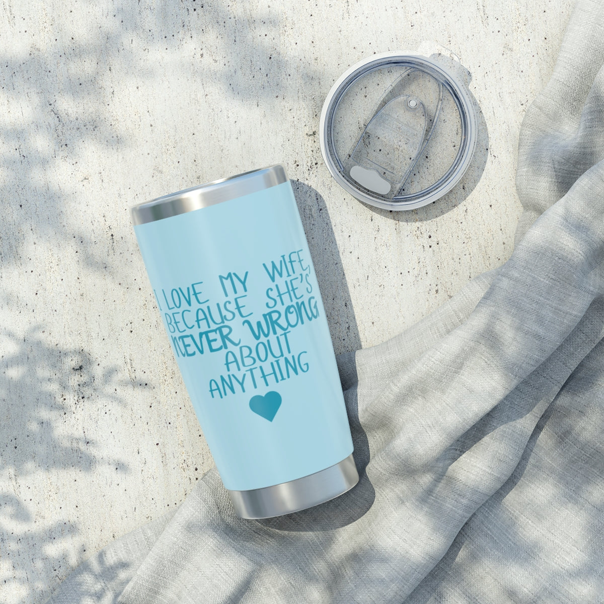 "Never wrong" 20oz Tumbler